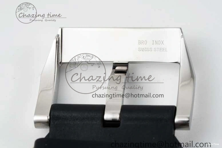 MIROTIME 0425 Aquatimer Chrono SS RSF 1:1 Best Edition Black Dial on Black Rubber Strap A EyeCatching 7073